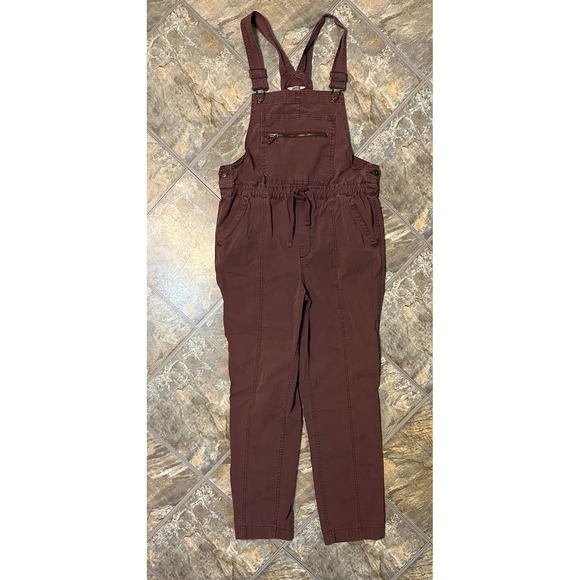 Duluth Trading Co Denim - Duluth Trading Co Overalls Women Small Purple Drawstring Utility Bibs
